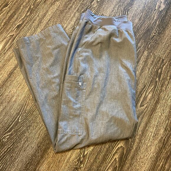 Figs Men's Size XL Graphite Gray 7 Pocket Axim Cargo Scrub Pants™ - Picture 2 of 10